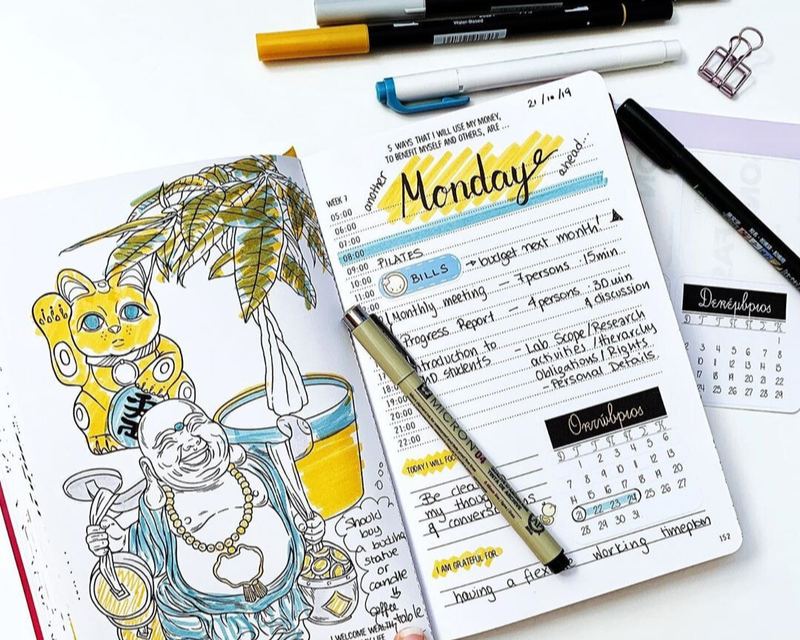 The Benefits of Using Colours to Plan in Your Planner.