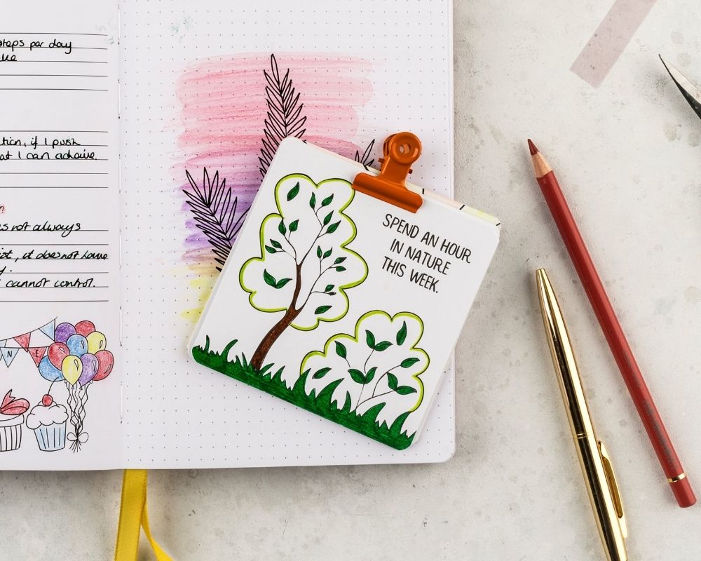 Self-Care and Mindfulness Challenge Cards - 30 Days