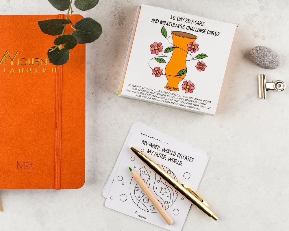 Self-Care and Mindfulness Challenge Cards - 30 Days