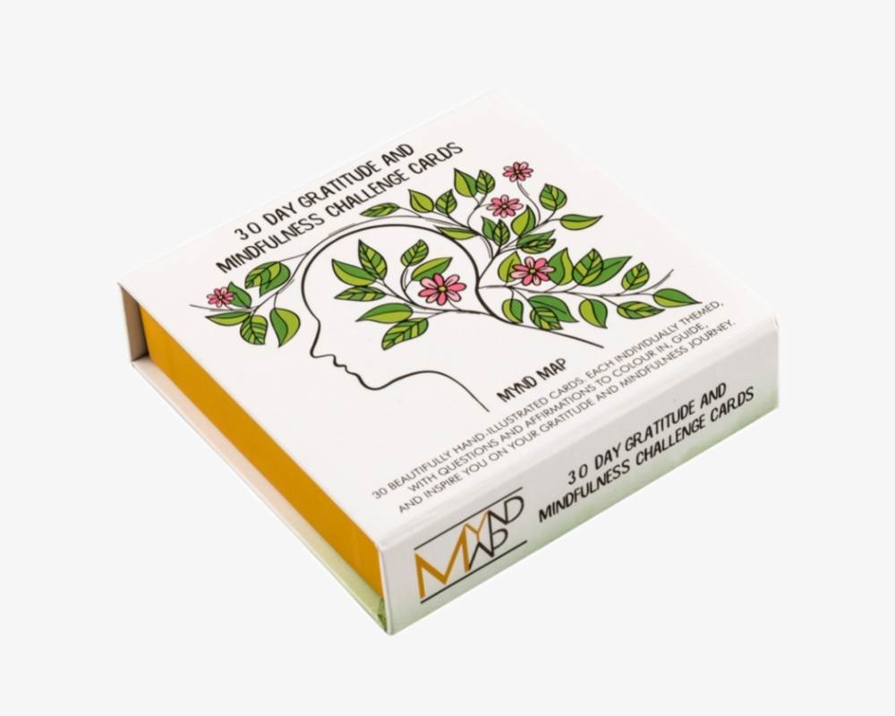 Gratitude and Mindfulness Challenge Cards - 30 Days