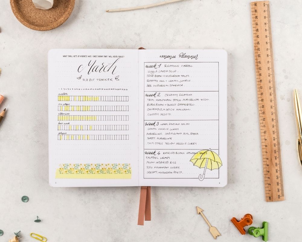 I AM Bullet Journal - Brown