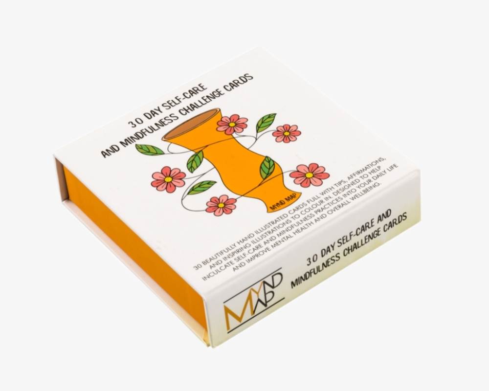 Self-Care and Mindfulness Challenge Cards - 30 Days